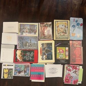 100+ Assorted Greeting Cards